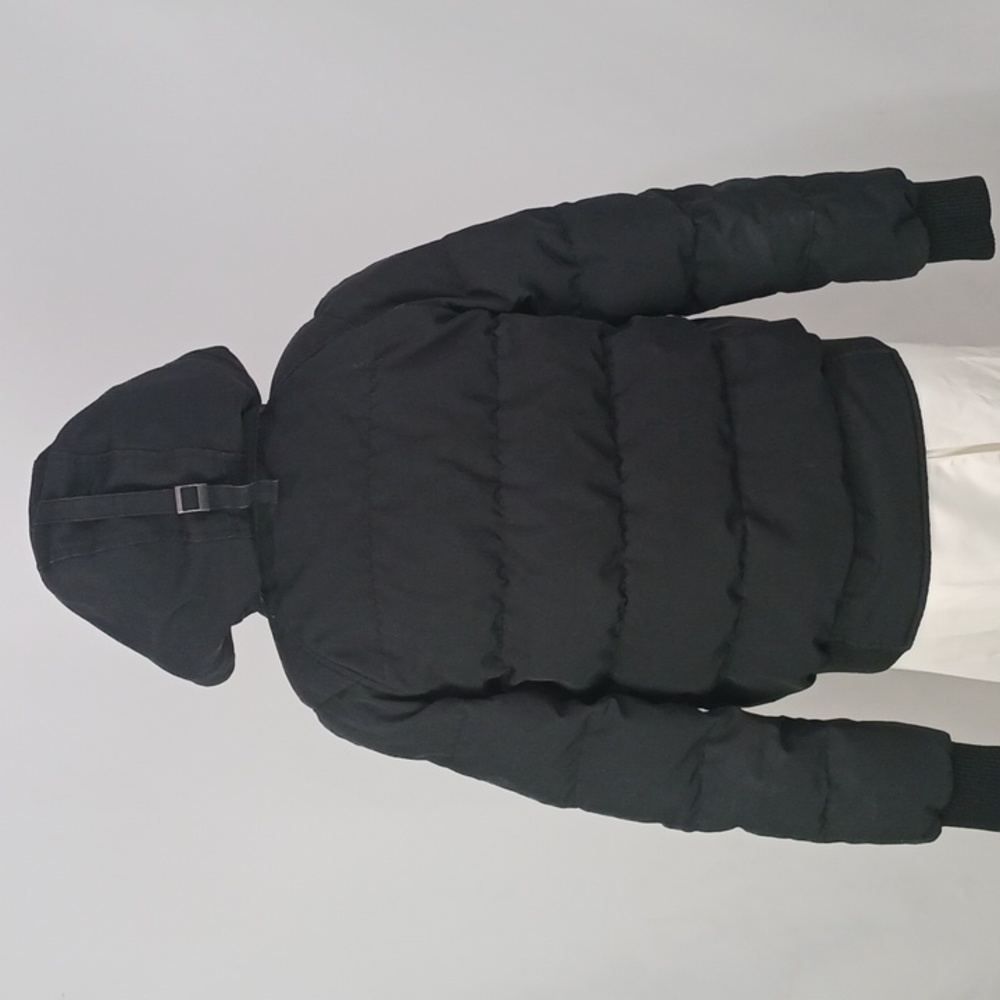 Canada Goose Blk Short Puffer W Hood Jacket. - Picture 6 of 14
